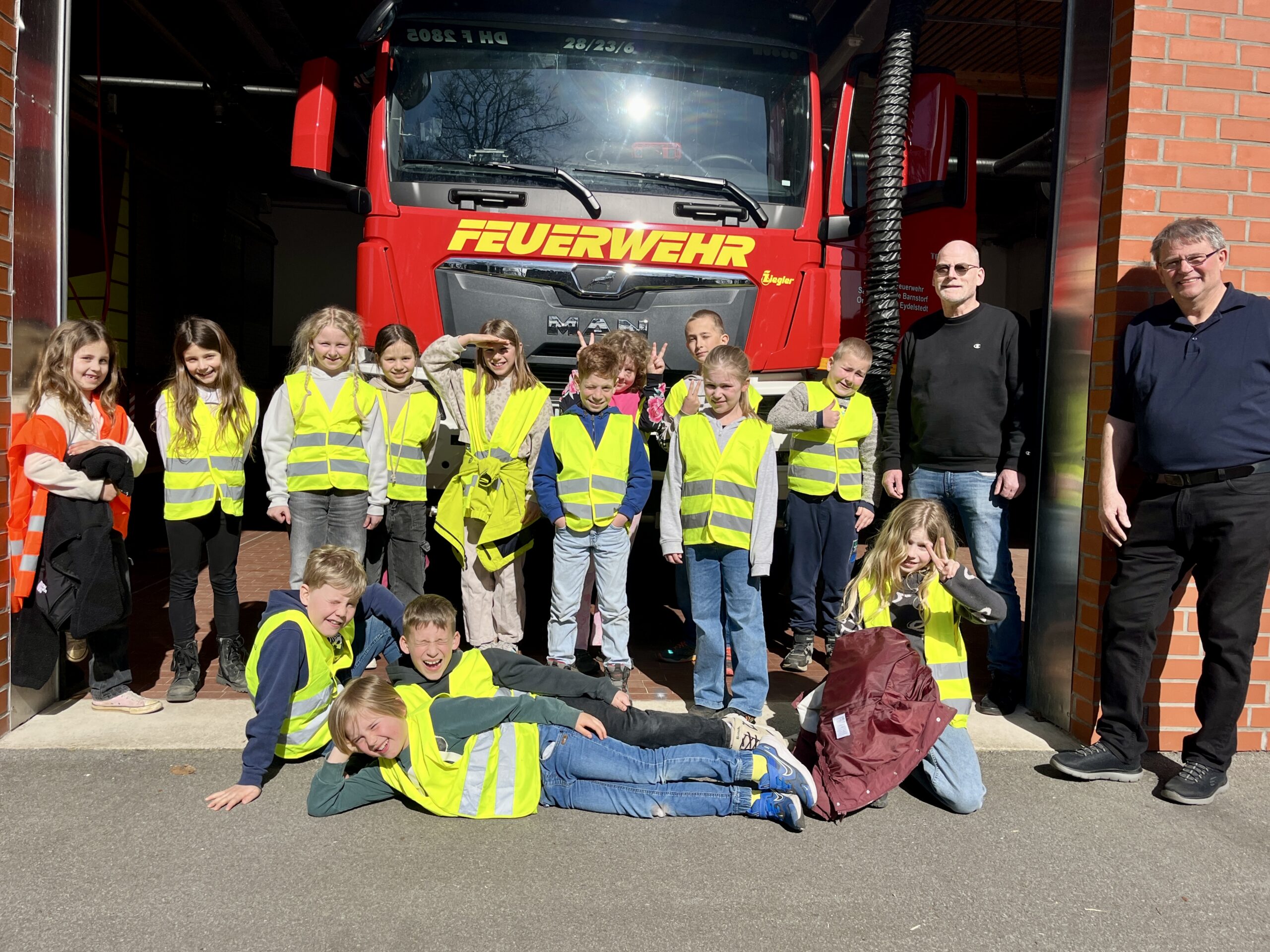 Ausflug zur Feuerwehr